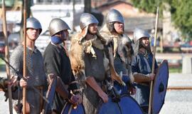 Piliavietėje - kovinės vėliavos pagerbimas