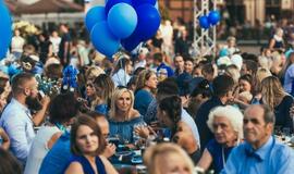 Mėlynas Klaipėdos miesto gimtadienis Teatro aikštėje