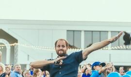 Mėlynas Klaipėdos miesto gimtadienis Teatro aikštėje