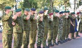 Piliavietėje - kovinės vėliavos pagerbimas