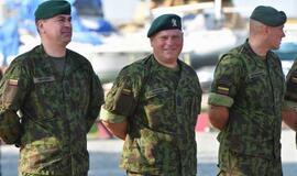 Piliavietėje - kovinės vėliavos pagerbimas