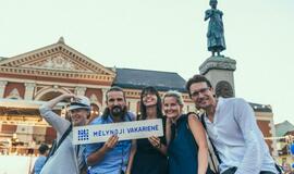 Mėlynas Klaipėdos miesto gimtadienis Teatro aikštėje