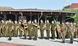 Piliavietėje - kovinės vėliavos pagerbimas