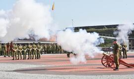 Piliavietėje - kovinės vėliavos pagerbimas