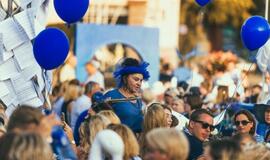 Mėlynas Klaipėdos miesto gimtadienis Teatro aikštėje