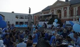 Mėlynas Klaipėdos miesto gimtadienis Teatro aikštėje