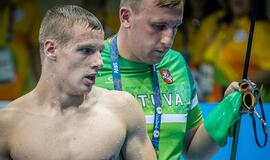 Plaukikas Edgaras Matakas Europos neįgaliųjų čempionate - ketvirtas