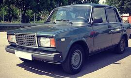 Plungės rajone pavogtas automobilis VAZ 2107