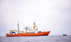 Migrantus Viduržemio jūroje gelbstintis laivas „Aquarius“ neteks Panamos registracijos