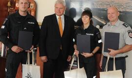 Policijos pareigūnams - mero sveikinimai