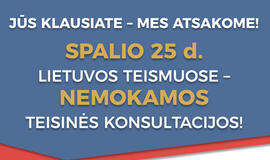 Klaipėdoje nemokamos teisininkų konsultacijos!