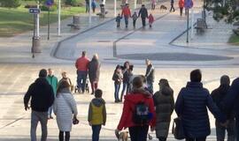 Palanga: poilsiautojų - lyg gražią pavasario dieną