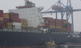 Klaipėdos uoste - rekordų lietus