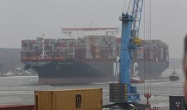 Uoste - rekordinio dydžio laivas