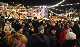 Klaipėda įžiebė savo Kalėdų eglę