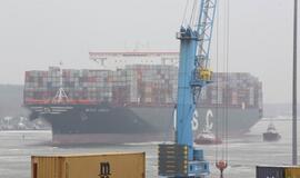 Uoste - rekordinio dydžio laivas