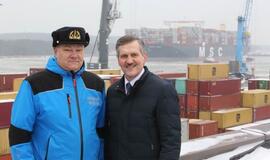 Uoste - rekordinio dydžio laivas