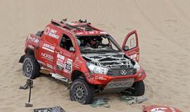 B. Vanagas antrąją Dakaro dieną baigė dvidešimtuke, A. Juknevičius patyrė avariją