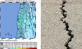Čilę sudrebino galingas žemės drebėjimas