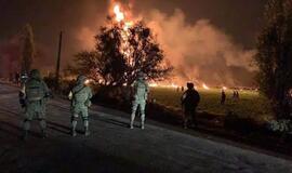 Gaisro Meksikoje aukų skaičius išaugo iki 66