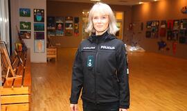 Klaipėdos rajono komisarei patinka naujoji uniforma