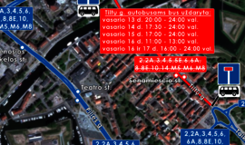 Eismas per ateinančias šventes