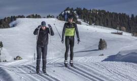 Irkluotojai žiemą stiprėja slidinėdami