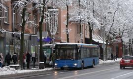 Klaipėdiečiai užplūdo viešąjį transportą