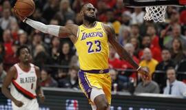 NBA „Visų žvaigždžių“ rungtynes laimėjo L.Jameso komanda