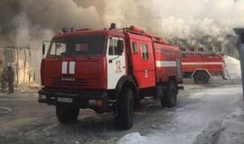 Per gaisrą Rusijos Marinsko mieste žuvo aštuoni žmonės