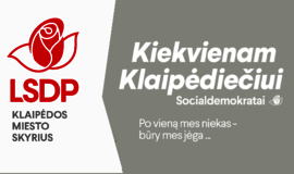 "Pirma investicijos į žmogų, o tik po to į asfaltą"