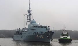 Į Klaipėdą atplaukė kariniai NATO laivai