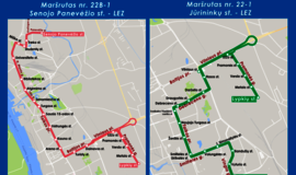 Į LEZą – maršrutai iš abiejų miesto galų