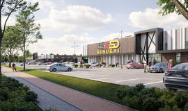 Liepų gatvėje dygsta naujas prekybos centras