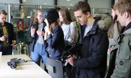 Atvirų durų diena policijoje vėl sukvietė būrius moksleivių