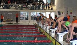 Tarptautinės plaukimo varžybos Klaipėdos baseine