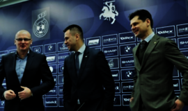 Pristatytas Lietuvos futbolo rinktinės trenerių štabas ir žaidėjų sudėtis