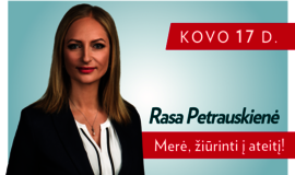 Klaipėdos rajono mero rinkimuose - palaikymas R. Petrauskienei