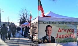 Renkant parašus už A.Juozaitį padarytas pažeidimas