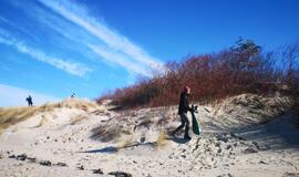 Sekmadienį tvarkė paplūdimius