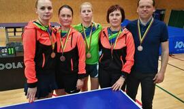 Klaipėdos stalo tenisininkėms - bronza