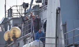 Nato laivų lankytojai