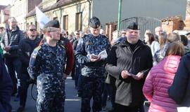 Nešė kryžių dėl šeimų gerovės