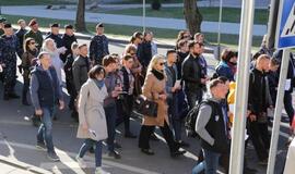 Nešė kryžių dėl šeimų gerovės