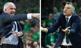 Šachmatų partija krepšinio aikštelėje: kaip Šaras ir Željko reaguoja į vienas kito manevrus