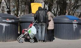 Sunerimo dėl prievolės rūpintis tvarka prie šiukšlių konteinerių