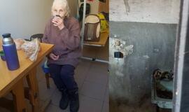 Apdegusiame bute – nuo suodžių pajuodusi močiutė