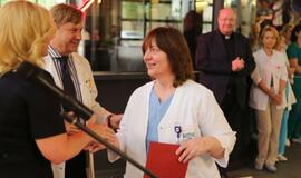 Respublikinėje Klaipėdos ligoninėje pasveikinti slaugytojai