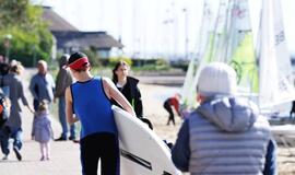 Beveik 200 buriuotojų Nidoje orai nepašykštėjo iššūkių