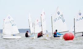 Beveik 200 buriuotojų Nidoje orai nepašykštėjo iššūkių